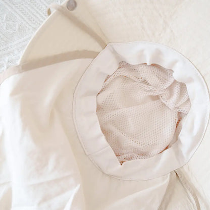 紫外線対策 UVカット99.9% UPF50+ 子供用帽子 広いつば 日よけフラップ 接触冷感 メッシュ通気 サイズ調整可能 あご紐付き 風対策 ノンホルマリン 安心素材 快適な被り心地