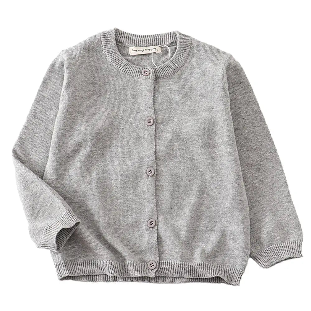 キッズカーディガン　100～140 - グレー / 100 - キッズカーディガン