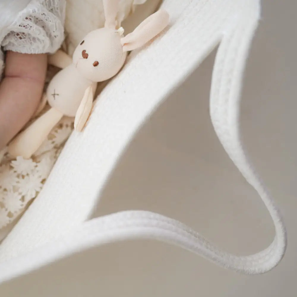 ベビー用クーハン 持ち運び便利 厚手マット付き 新生児 寝具 コットン素材 折りたたみ収納 かわいいデザイン 出産祝い 赤ちゃん 安心設計