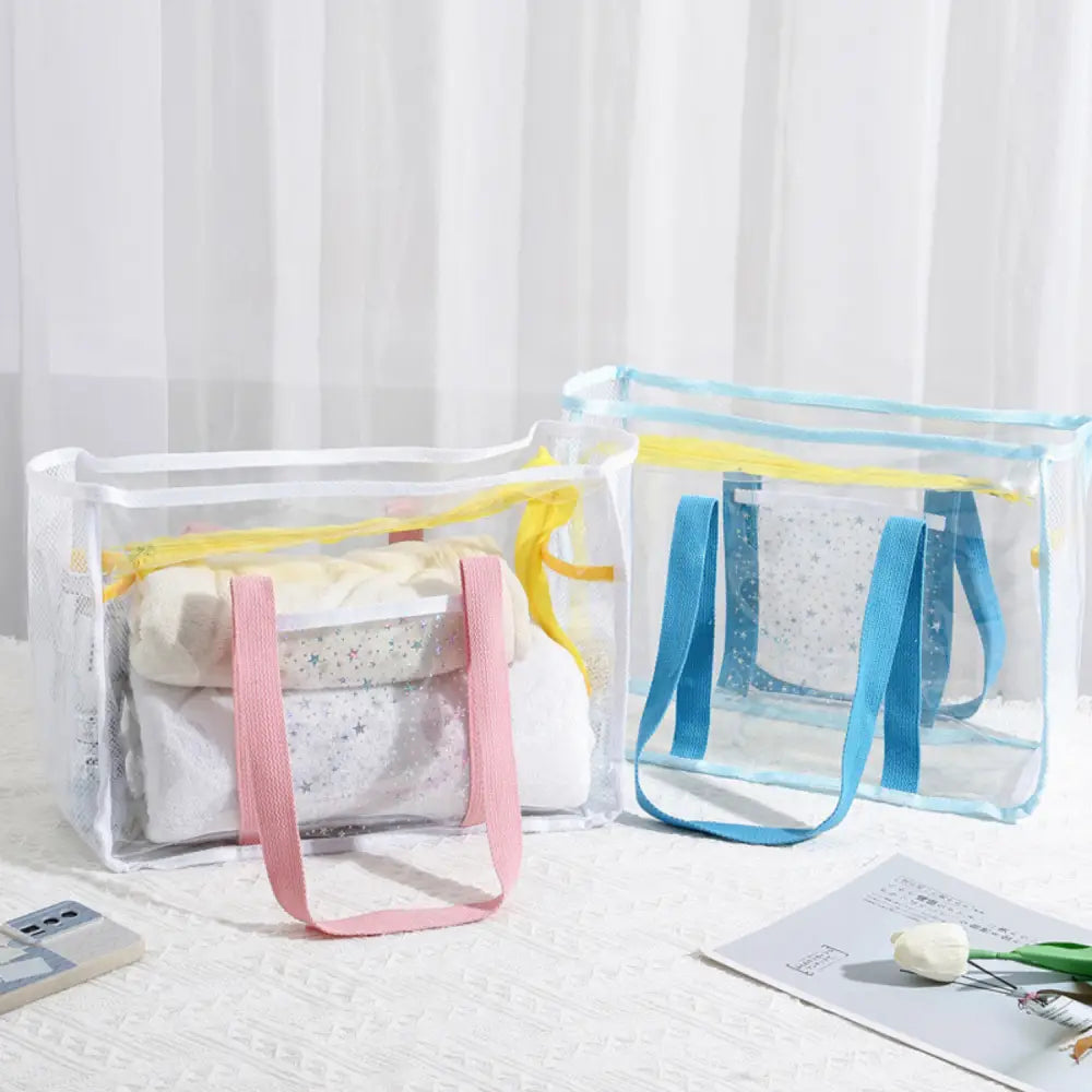 プールバッグ 女の子 キッズ A4対応 バッグ バック ビニールバッグ クリアバッグ スイムバッグ 水着用品 プール 海水浴 スイミング スクール レジャー 夏 水遊び ビニールバック スイムバック 可愛い  ジム 温泉　サウナ