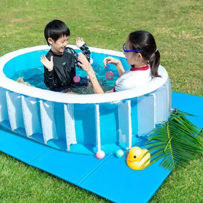 折りたたみクッションマット　プール底保護マット　アウトドアレジャーシート　撥水断熱クッションマット　軽量収納袋付きマット　滑り止め付きマット　キャンプ用クッションマット　XPE素材マット　厚手折りたたみマット　屋外屋内兼用マット