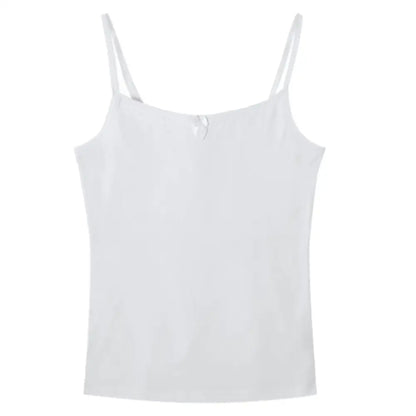 ジュニアインナー 成長期キャミソール 女の子下着 綿100 通気性 吸汗速乾 ノンワイヤー スクールインナー 快適肌着 成長サポート