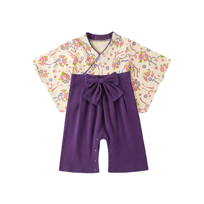 袴 ロンパース  100日祝い 赤ちゃん ベビー 袴ロンパース  お宮参り ひな祭り 桃の節句 バースデー 七五三 結婚式 出産祝い  お食い初め 初節句 