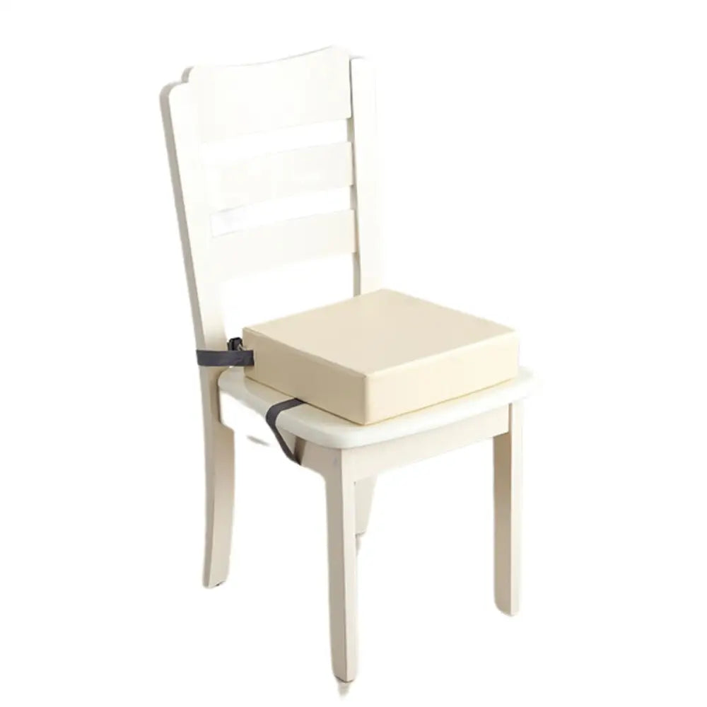 お食事クッション 高さ調整 - ワンサイズ / PUレザー：オフホワイト - お食事クッション