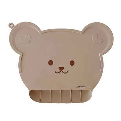 ベビーランチョンマット シリコン製 食べこぼし防止 撥水 滑り止め かわいいデザイン 洗いやすい 耐熱 衛生的 赤ちゃん食事グッズ