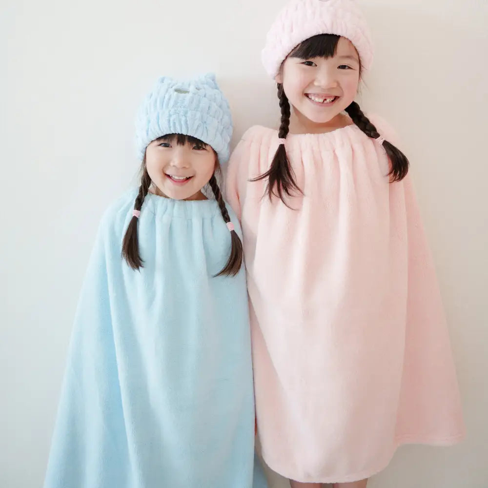 マイクロファイバー 吸水タオル キッズタオル 巻きタオル 速乾タオル プールタオル お風呂グッズ 子供用タオル サイズ調整ボタン ふわふわ素材 ノンホルマリン 安全素材 ネームタグ付き 着替え簡単 親子お揃い