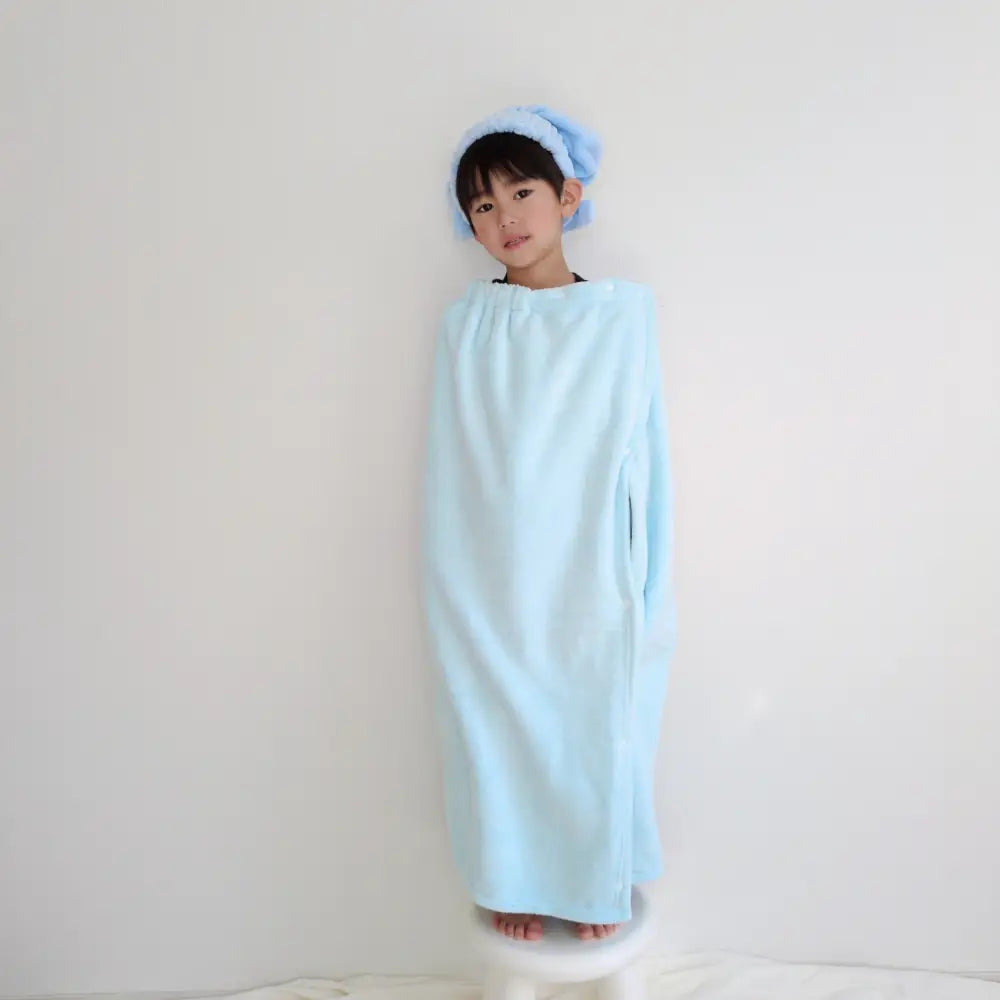 マイクロファイバー 吸水タオル キッズタオル 巻きタオル 速乾タオル プールタオル お風呂グッズ 子供用タオル サイズ調整ボタン ふわふわ素材 ノンホルマリン 安全素材 ネームタグ付き 着替え簡単 親子お揃い