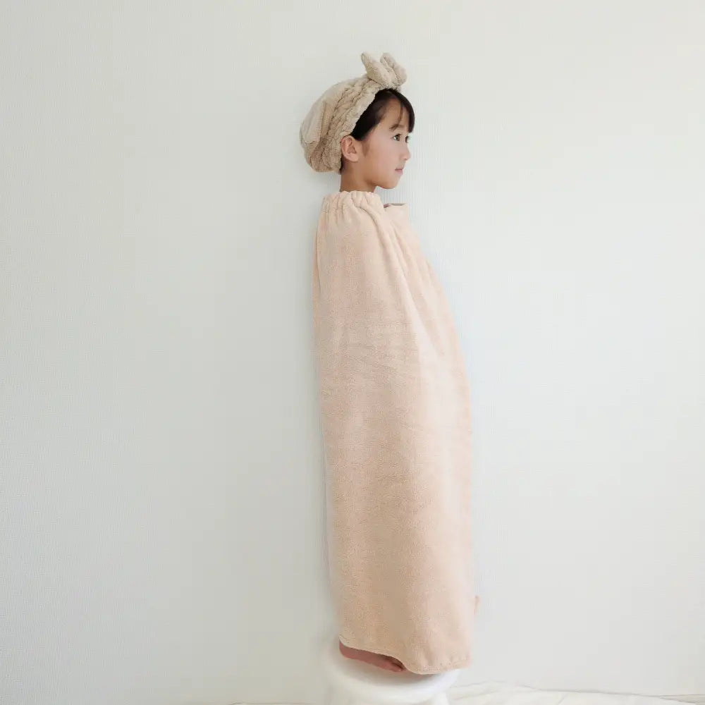 マイクロファイバー 吸水タオル キッズタオル 巻きタオル 速乾タオル プールタオル お風呂グッズ 子供用タオル サイズ調整ボタン ふわふわ素材 ノンホルマリン 安全素材 ネームタグ付き 着替え簡単 親子お揃い