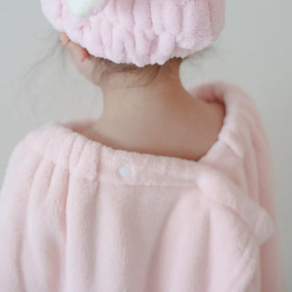 マイクロファイバー 吸水タオル キッズタオル 巻きタオル 速乾タオル プールタオル お風呂グッズ 子供用タオル サイズ調整ボタン ふわふわ素材 ノンホルマリン 安全素材 ネームタグ付き 着替え簡単 親子お揃い