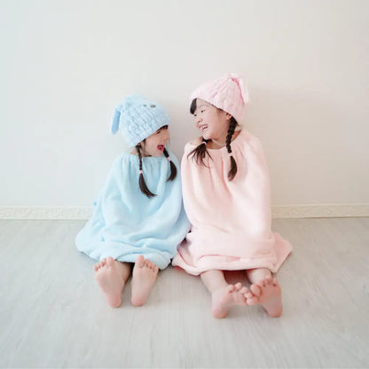 マイクロファイバー 吸水タオル キッズタオル 巻きタオル 速乾タオル プールタオル お風呂グッズ 子供用タオル サイズ調整ボタン ふわふわ素材 ノンホルマリン 安全素材 ネームタグ付き 着替え簡単 親子お揃い