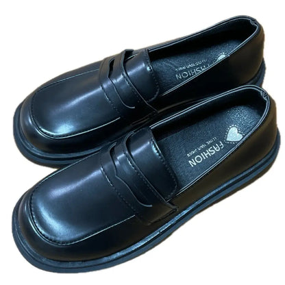 ローファー　子ども　キッズ　男の子　女の子　フォーマル　七五三　入学式　卒業式　冠婚葬祭　結婚式　卒園　入園　靴　幅広　お出かけ　安い　黒　ブラック　送料無料　小学校　制服　通学　コインローファー　フェイクレザー　柔らかい