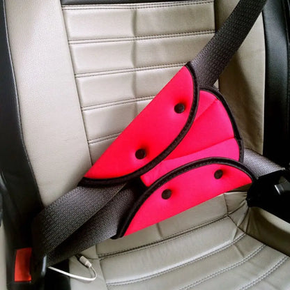 シートベルトカバー シートベルトパッド パッド 子供 シートベルト カバー クッション 車 車用 車内 車載 カー用品 チャイルド 男の子 女の子 幼児 園児 小学生 キッズ ジュニア ブラック ブルー レッド グレー