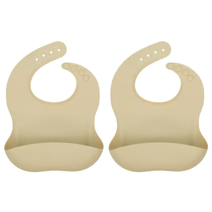 シリコンビブ お食事エプロン ベビー用 食べこぼし防止 立体ポケット付き 軽量 柔らか素材 丸めて収納 お手入れ簡単 防水 汚れにくい 持ち運び便利 離乳食グッズ 赤ちゃん用品