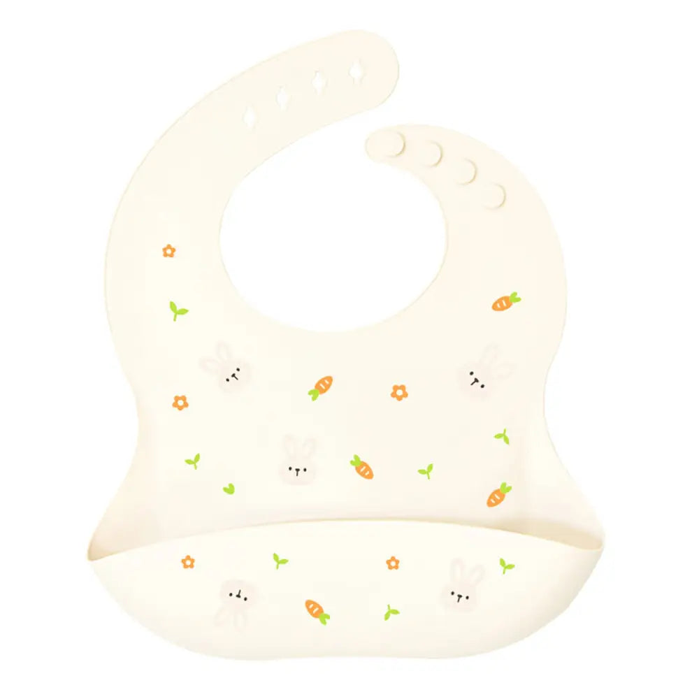 シリコンビブ お食事エプロン ベビー用 食べこぼし防止 立体ポケット付き 軽量 柔らか素材 丸めて収納 お手入れ簡単 防水 汚れにくい 持ち運び便利 離乳食グッズ 赤ちゃん用品