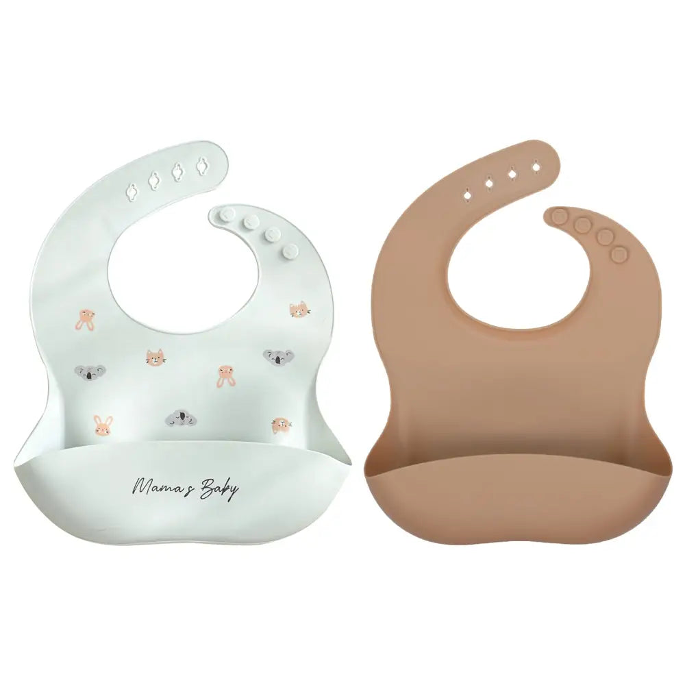 シリコンビブ お食事エプロン ベビー用 食べこぼし防止 立体ポケット付き 軽量 柔らか素材 丸めて収納 お手入れ簡単 防水 汚れにくい 持ち運び便利 離乳食グッズ 赤ちゃん用品