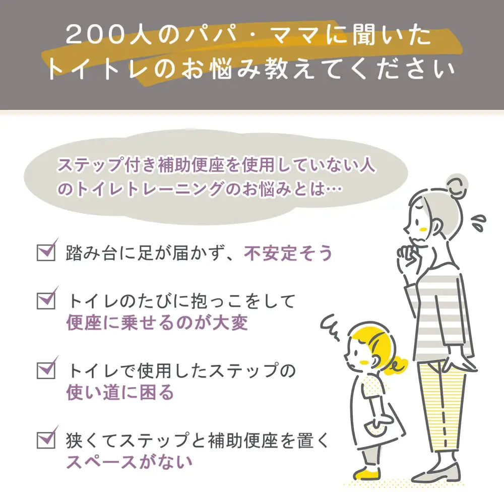 トイレトレーニング補助便座　ステップ付き補助便座　高さ調整可能トイトレ補助便座　折りたたみ式子ども便座　安定感抜群トイレステップ　滑り止め付き補助トイレ　角度調整可能トイレステップ　自立練習用便座　省スペース設計補助便座　子ども用トイレトレーニングチェア