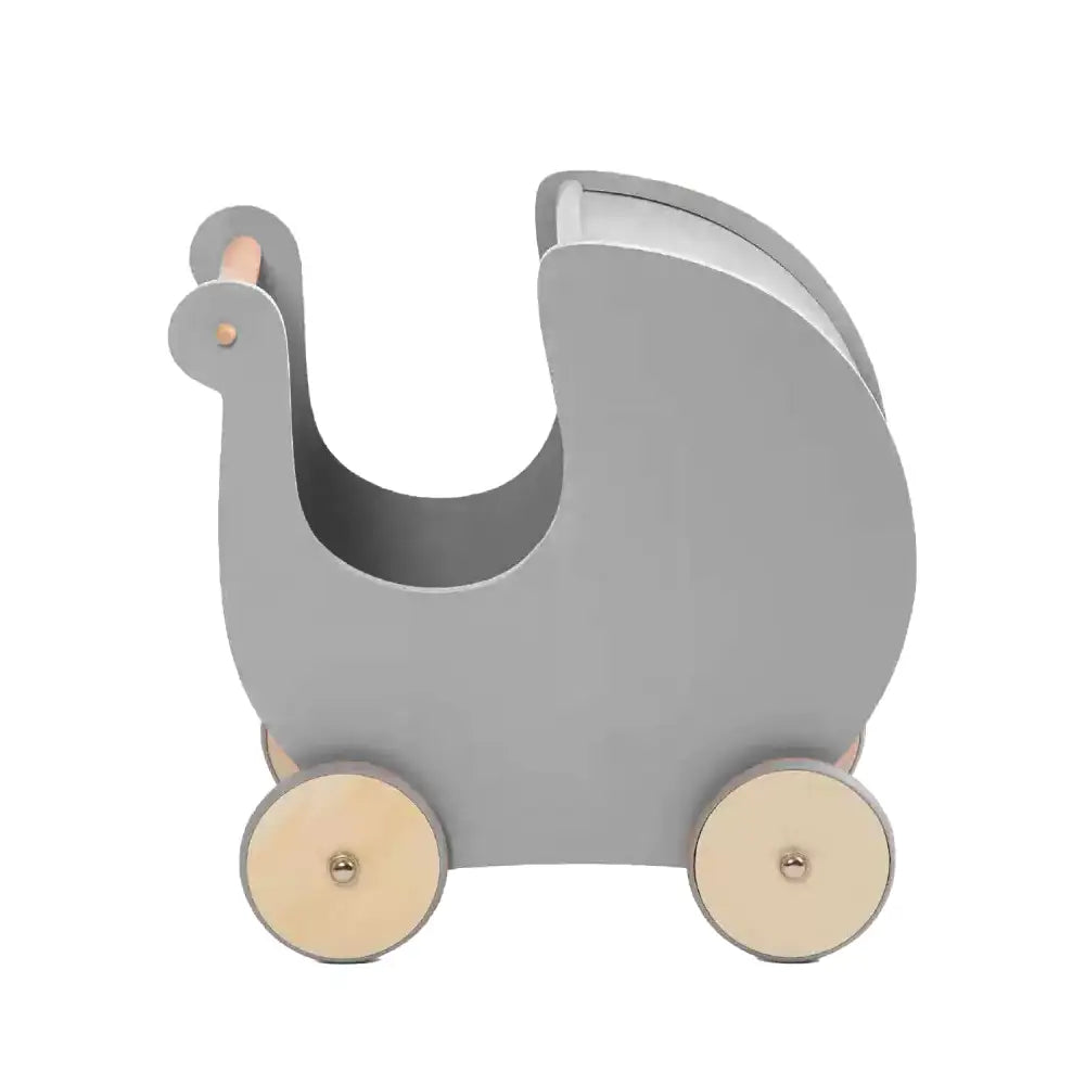 手押し車 赤ちゃん 木製 ホワイト グレー ピンク - グレー / ワンサイズ - ベビーウォーカー