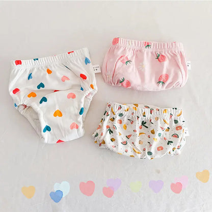 トレーニングパンツ 3枚セット 6層ガーゼ 男の子 女の子 90 100 2サイズ おねしょパンツ 防水層  トレパン トイレトレーニング パンツ トイトレパンツ  保育園 通気性 可愛い おしゃれ 赤ちゃん ベビー　コットン　綿100％