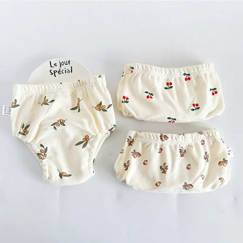 トレーニングパンツ 3枚セット 6層ガーゼ 男の子 女の子 90 100 2サイズ おねしょパンツ 防水層  トレパン トイレトレーニング パンツ トイトレパンツ  保育園 通気性 可愛い おしゃれ 赤ちゃん ベビー　コットン　綿100％