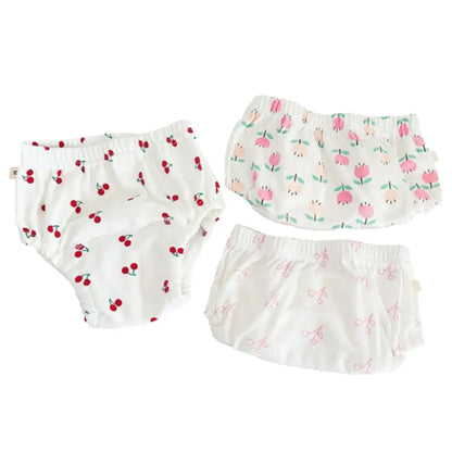 トレーニングパンツ 3枚セット 6層ガーゼ 男の子 女の子 90 100 2サイズ おねしょパンツ 防水層  トレパン トイレトレーニング パンツ トイトレパンツ  保育園 通気性 可愛い おしゃれ 赤ちゃん ベビー　コットン　綿100％