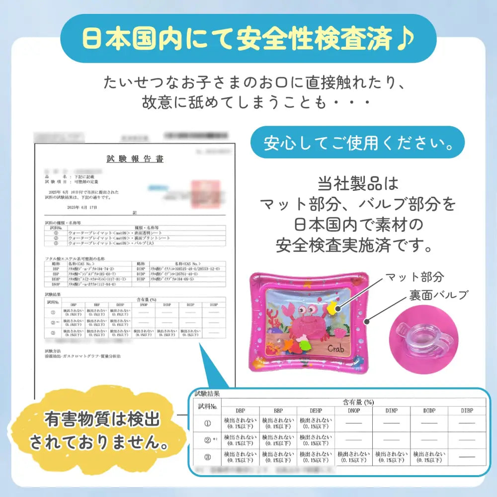 ベビーウォータープレイマット 水遊びマット 感覚遊び 赤ちゃん発達支援 空気入れ式 知育おもちゃ 室内外兼用 海モチーフ デザイン選択可能 コンパクト収納 五感刺激