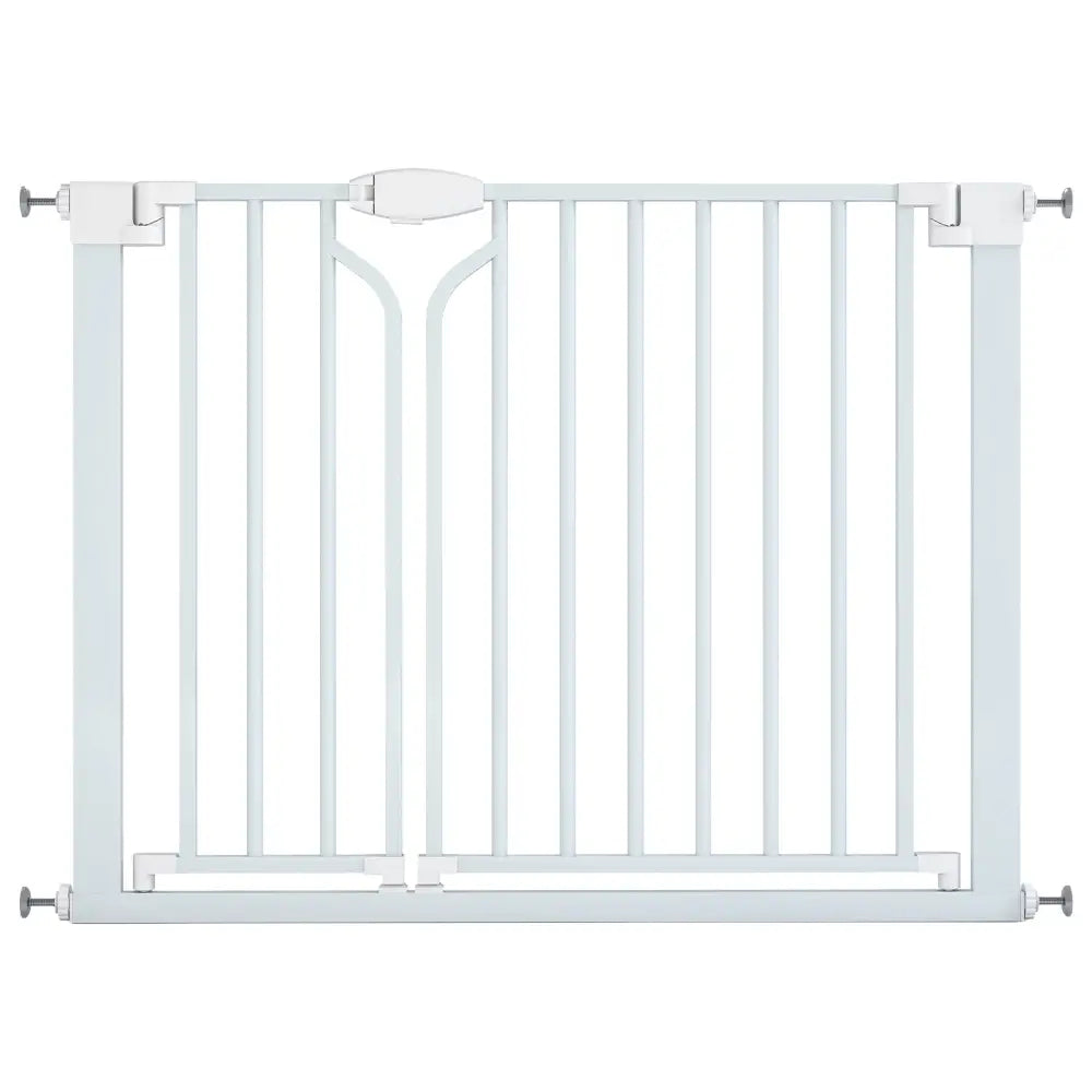 ワイドベビーゲート 拡張フレーム対応 ダブル扉 両開き 片手操作 自動クローズ ダブルロック 安全設計 階段対応 廊下設置 リビング対応 インテリア調 高密度スチール グレージュカラー