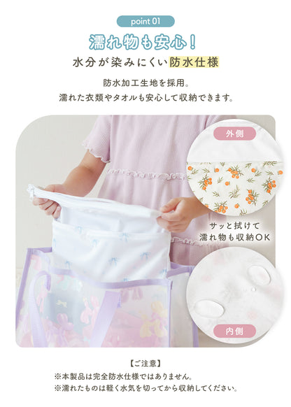 防水マルチポーチの品質基準と安全性について紹介する商品説明画像
