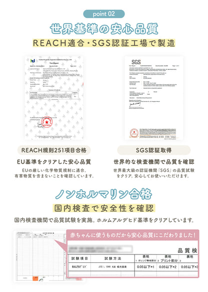 防水マルチポーチの乾湿分離と2サイズ展開を紹介する商品説明画像