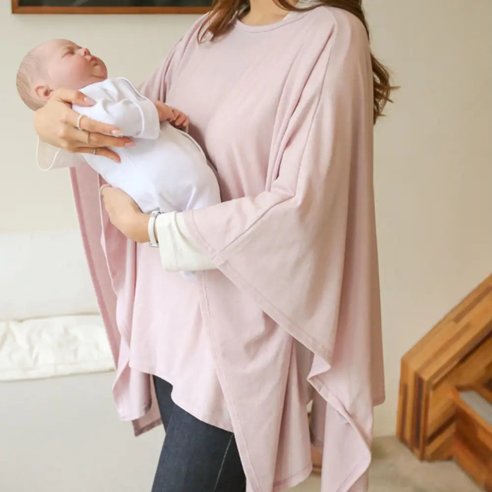 授乳ケープ ママ用授乳ケープ 赤ちゃん授乳ケープ 透けにくい 簡単着脱 ポンチョタイプ授乳ケープ 360度カバー 伸縮素材 コンパクト授乳ケープ シンプルデザイン