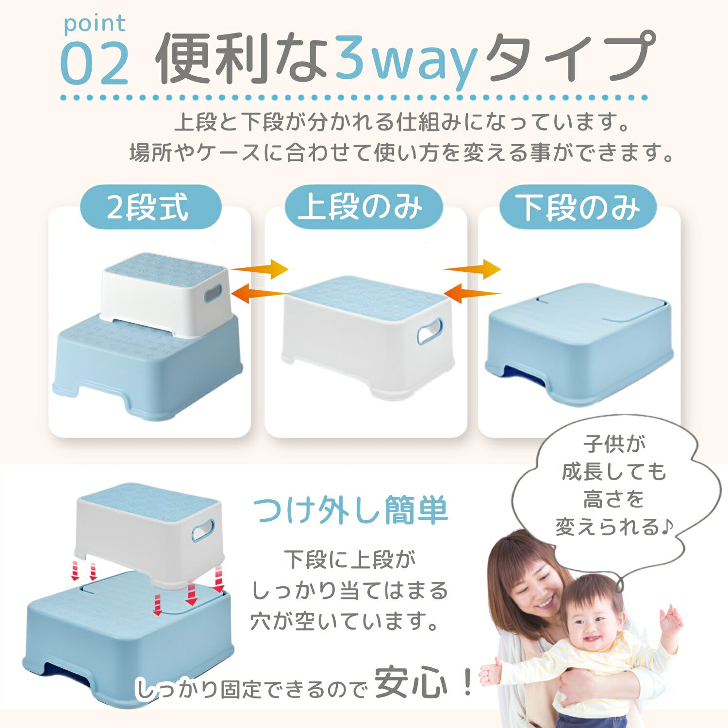 踏み台セット 3wayタイプ